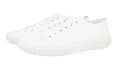 Pre-owned Prada Auth Luxury  Sneakers Shoes 4e3058 White