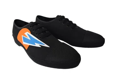 Pre-owned Prada Authentic Mens Shoes Sneakers Schuhe Scarpe Sz Us11 Eu44 Uk10 2eg173 In Black