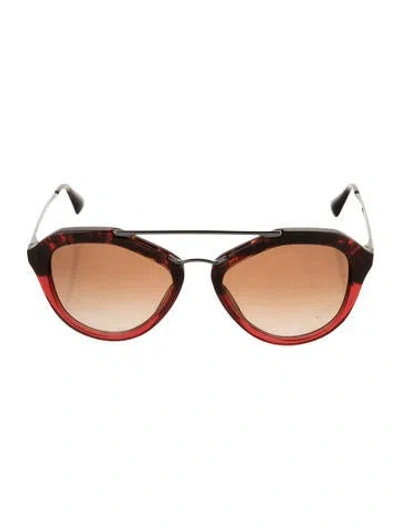 Pre-owned Prada Aviator Gradient Sunglasses