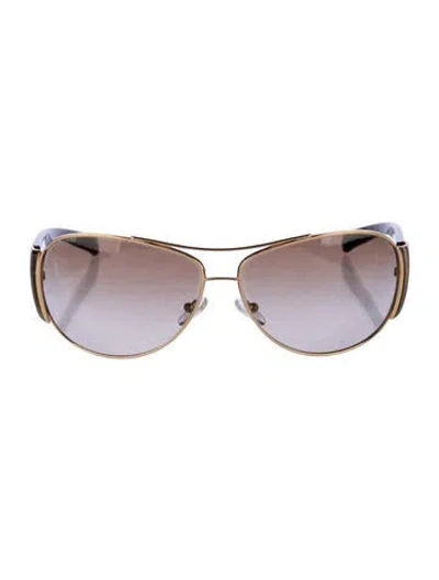 Pre-owned Prada Aviator Gradient Sunglasses In Multi