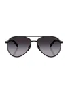Prada Pr B57s Aviator Steel Sunglasses