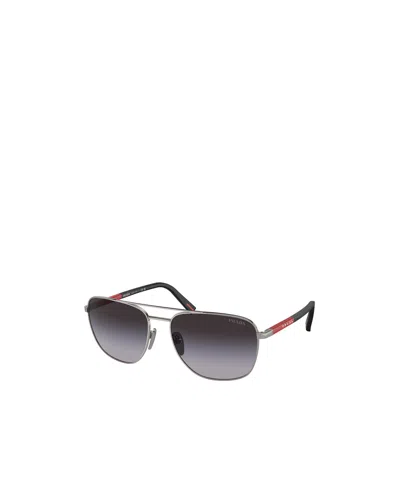 Prada Aviator Sunglasses In Gray
