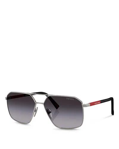 PRADA AVIATOR SUNGLASSES, 60MM
