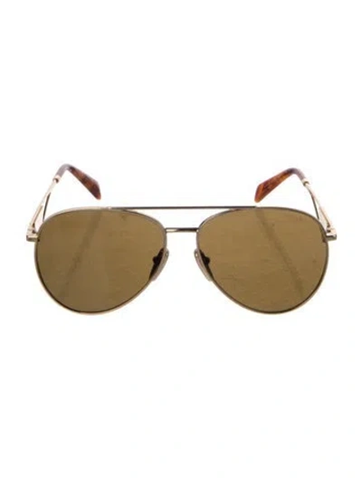 Pre-owned Prada Aviator Tinted Sunglasses In Multi