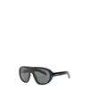 Prada 0pr C05s Oversized Sunglasses In Black