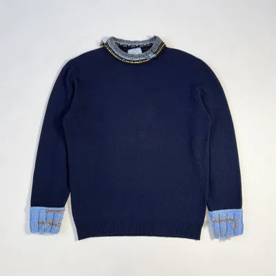 Pre-owned Prada A/w 17 ‘frankenstein Stitch' Sweater In Multi