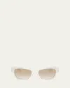 Prada B09sf Butterfly Acetate Sunglasses In Grey Gradient