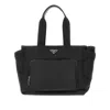Prada ' Baby Bag' Re-nylon Bag Kids In Black