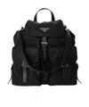 Prada Renylon Metropolitan Backpack Shoulder Straps In Red