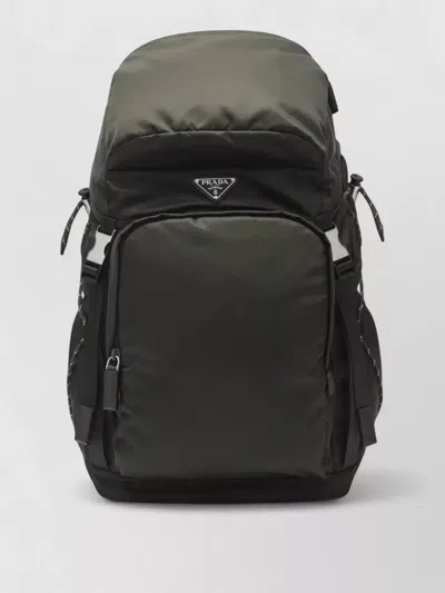 Prada Backpack Adjustable Straps Front Pocket Handle