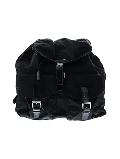 Pre-owned Prada Backpack In Black