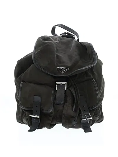 Pre-owned Prada Backpack In Black