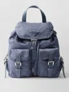 Prada Backpack Front Pockets Top Handle Design