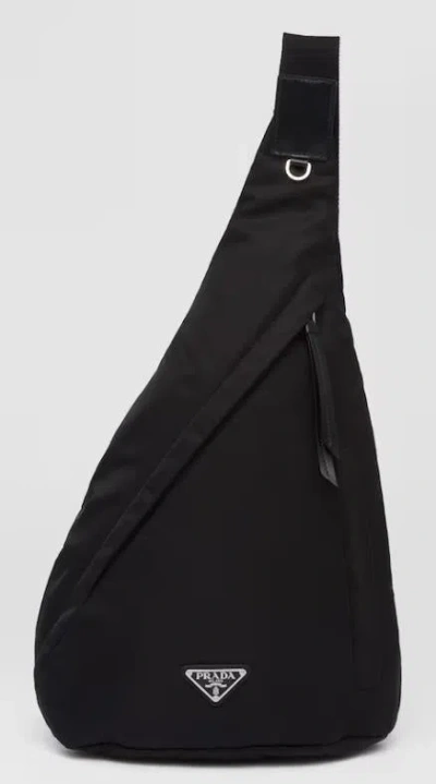 Prada Backpack In Re-nylon And Leather