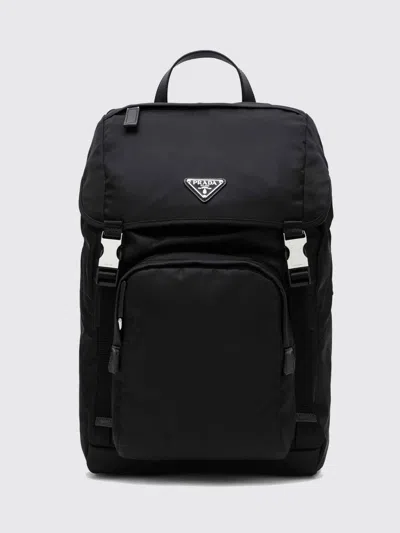 Prada Backpack Men  In Black