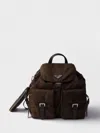 Prada Medium Re-nylon Backpack With Pouch Bags