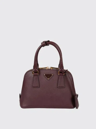 Prada Backpack Woman  In Burgundy