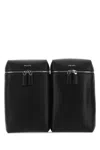 Prada Black Leather Backpack