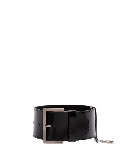 Prada Bag Bracelet In Black