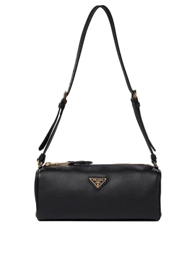 Prada Bag With Logo In Black