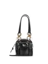 Prada Black Mini  Dangle Handbag In Black