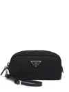 Prada Re-edition 1978 Re-nylon And Saffiano Leather Pouch