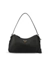 Prada Structured Black Shoulder Bag With Aesthetic