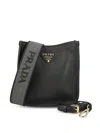 Prada Black Leather Shoulder Bag