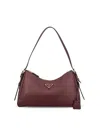 Prada Medium Aimee Shoulder Bag In Leather In Purple