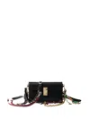 Prada Small Arquè Shoulder Bag In Black