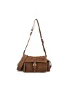 Prada Medium Explore Suede Shoulder Bag In Brown