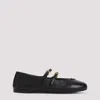 Prada Women Nappa Leather Ballerinas In Black
