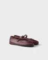 Prada Nappa Leather Ballerinas