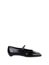 Prada Mary-jane Leather Ballet Flats
