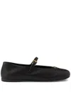 Prada Ballerinas Shoes In Black