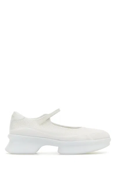 Prada Ballerine In Rete Bianca Donna In White