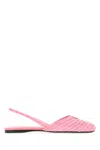 Prada Light Pink Slingback Ballet Flat In Pink