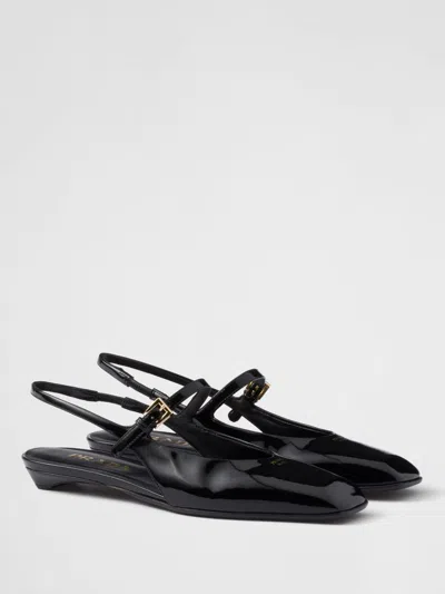 Prada Ballet Flats Woman Black