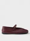 Prada Ballerinas Aus Nappa-leder In Red