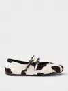 Prada Ballet Flats Woman White In White