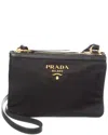 Prada Dnu Inv  Bandoliera Nylon & Saffiano Leather Shoulder Bag