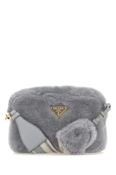 Prada Bandoliera-tu Nd  Female In Gray