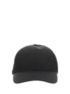 Prada Re-nylon Baseball Cap In Black