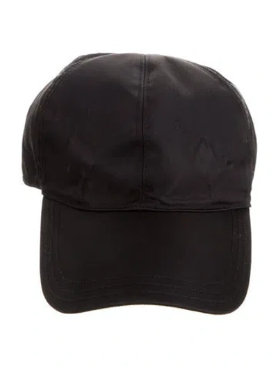 Pre-owned Prada Baseball Cap In Black