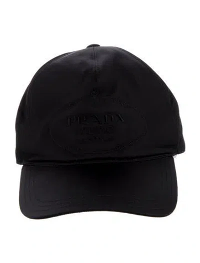 Pre-owned Prada Baseball Cap In Black