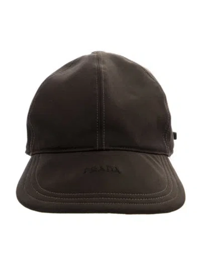 Pre-owned Prada Baseball Cap In Green