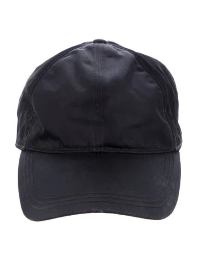 Pre-owned Prada Baseball Hat In Black