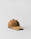Prada Re-nylon Baseball Cap In Brandy