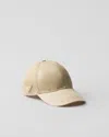 Prada Re-nylon Baseball Cap In Desert