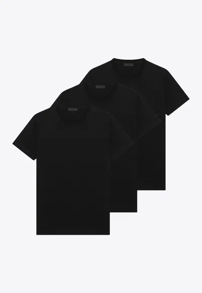 PRADA BASIC SLIM T-SHIRTS - SET OF 3